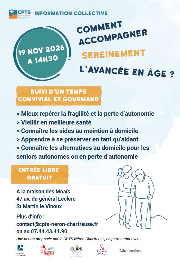 Temps d&rsquo;information : Comment accompagner sereinement l&rsquo;avancée en âge ?